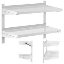 Wall Shelves & Ledges – Double, adjustable, hanging catering wall - Carlat