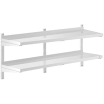 Wall Shelves & Ledges – Double, adjustable, hanging catering wall - Carlat