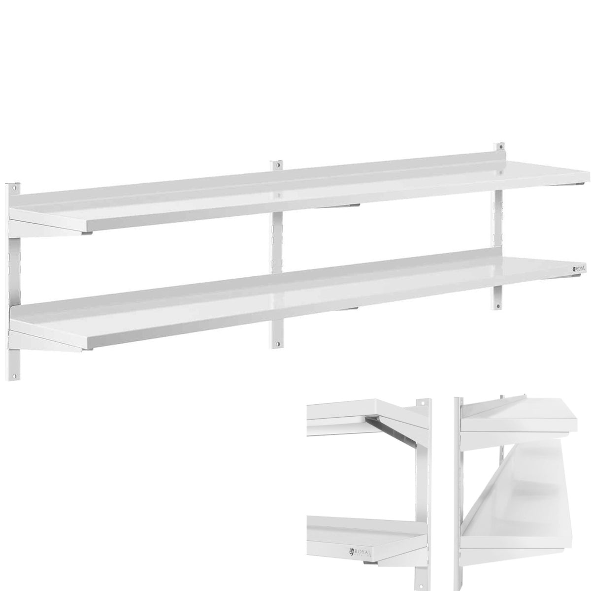 Wall Shelves & Ledges – Double, adjustable, hanging catering wall - Carlat