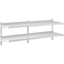 Wall Shelves & Ledges – Double, adjustable, hanging catering wall - Carlat
