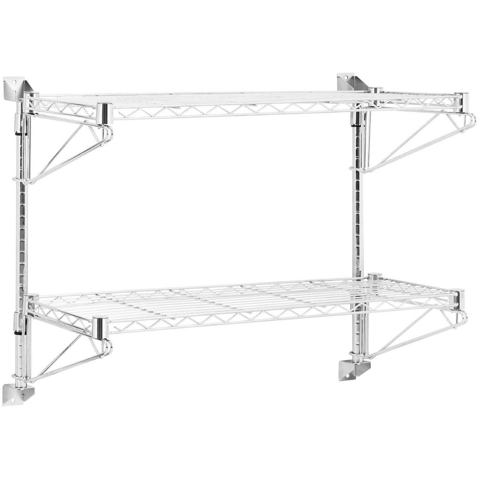 Wall Shelves & Ledges – Double wall wire shelf up - Carlat