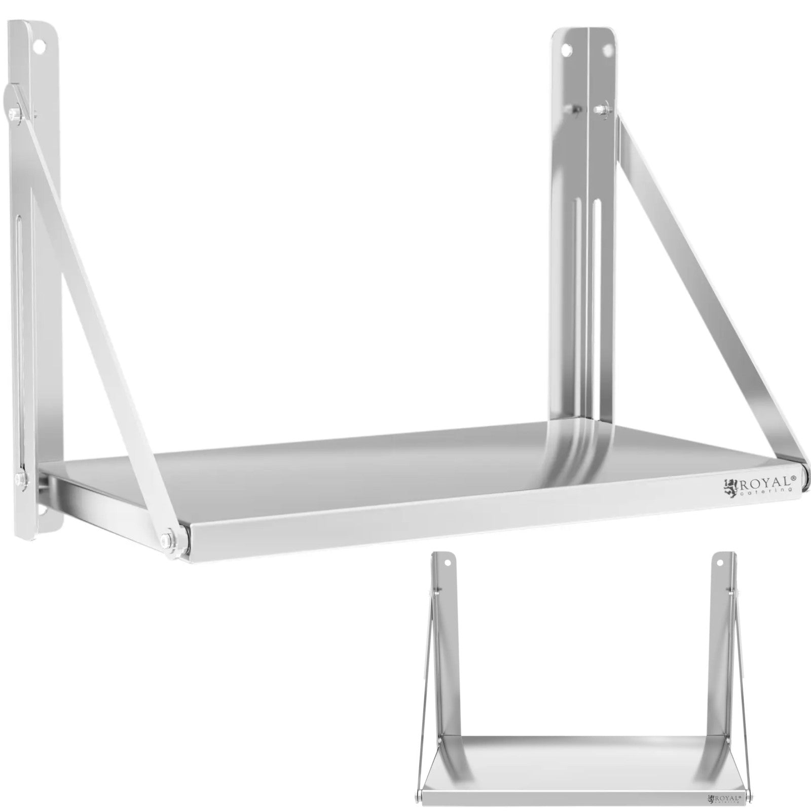 Wall Shelves & Ledges – Foldable stainless steel catering wall - Carlat