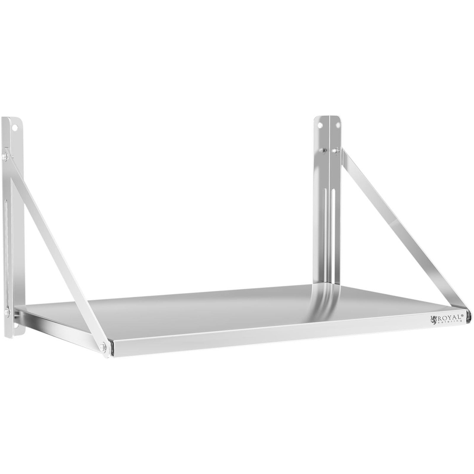 Wall Shelves & Ledges – Folding wall shelf, stainless steel, - Carlat