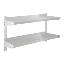 Wall Shelves & Ledges – Półka ścienna stalowa wisząca podwójna - Carlat