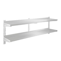 Wall Shelves & Ledges – Półka ścienna stalowa wisząca podwójna - Carlat
