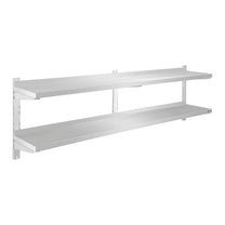 Wall Shelves & Ledges – Półka ścienna stalowa wisząca podwójna - Carlat