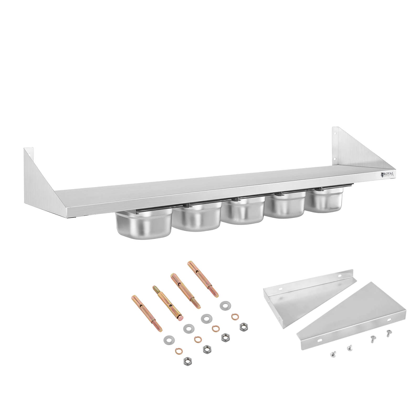 Wall Shelves & Ledges – Półka ścienna wisząca na konsolach - Carlat