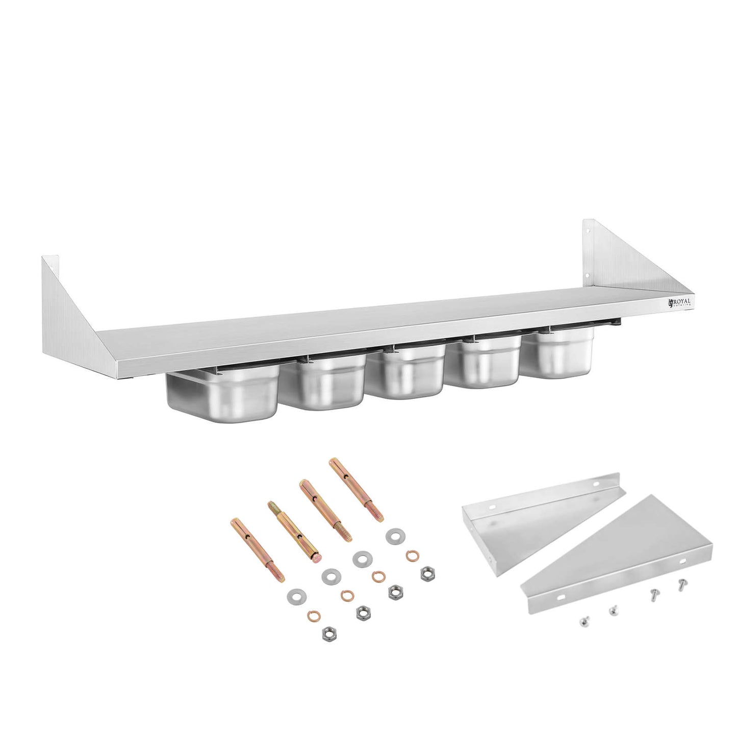 Wall Shelves & Ledges – Półka ścienna wisząca na konsolach - Carlat