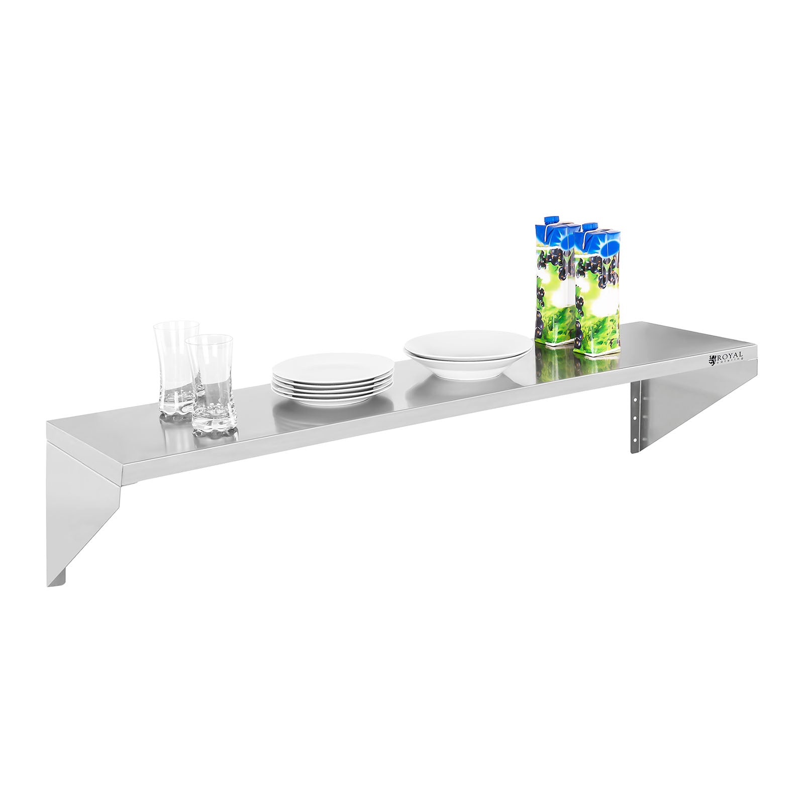 Wall Shelves & Ledges – Półka ścienna wisząca stalowa nierdzewna - Carlat
