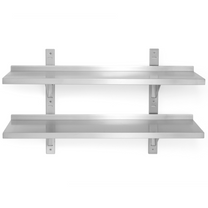 Wall Shelves & Ledges – Półka wisząca przestawna podwójna 80cm - Carlat
