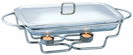Warmers – Food Warmer, Glass and Stainless Steel, 3 L, Kinghoff - Carlat