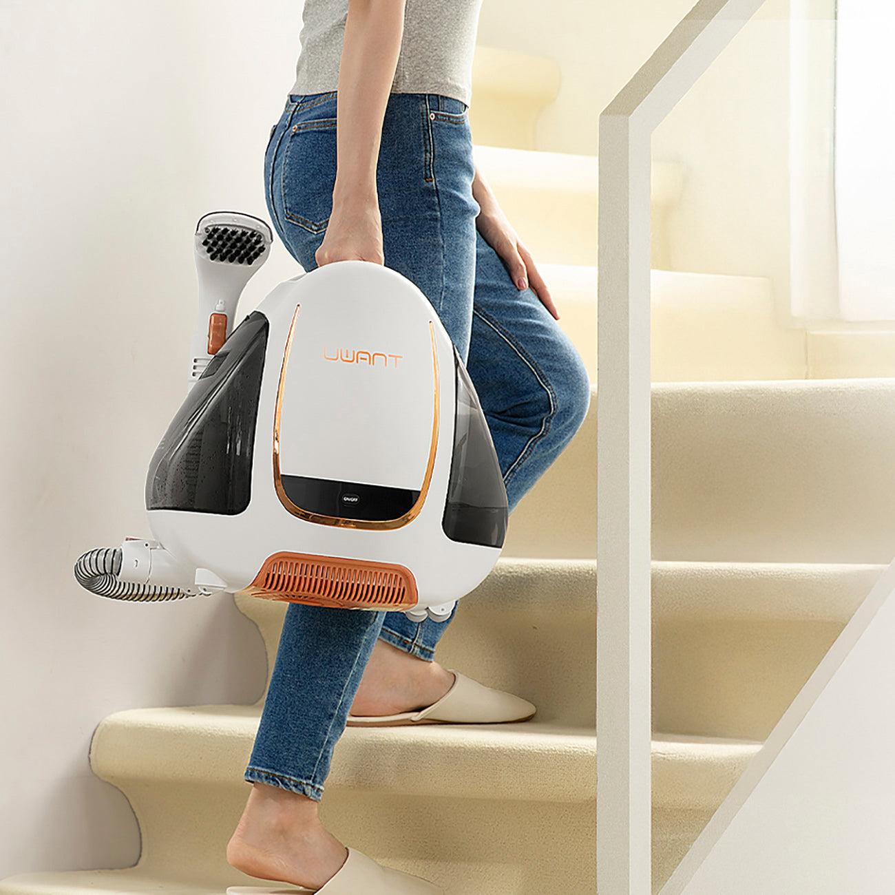 Washing vacuum cleaner 12000Pa 450W self-cleaning B100-S - white - Carlat