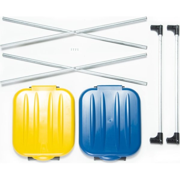 Waste Bag Stand for 120 L Bags, 2-Stream Waste Sorting - Carlat