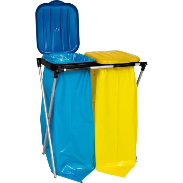 Waste Bag Stand for 120 L Bags, 2-Stream Waste Sorting - Carlat