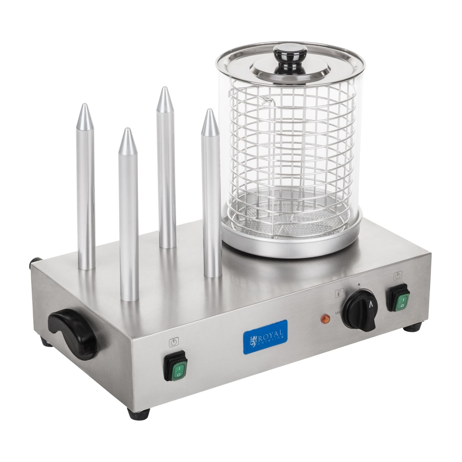 Water heater for hot dogs and buns Hot dog 2 x 300W - Carlat