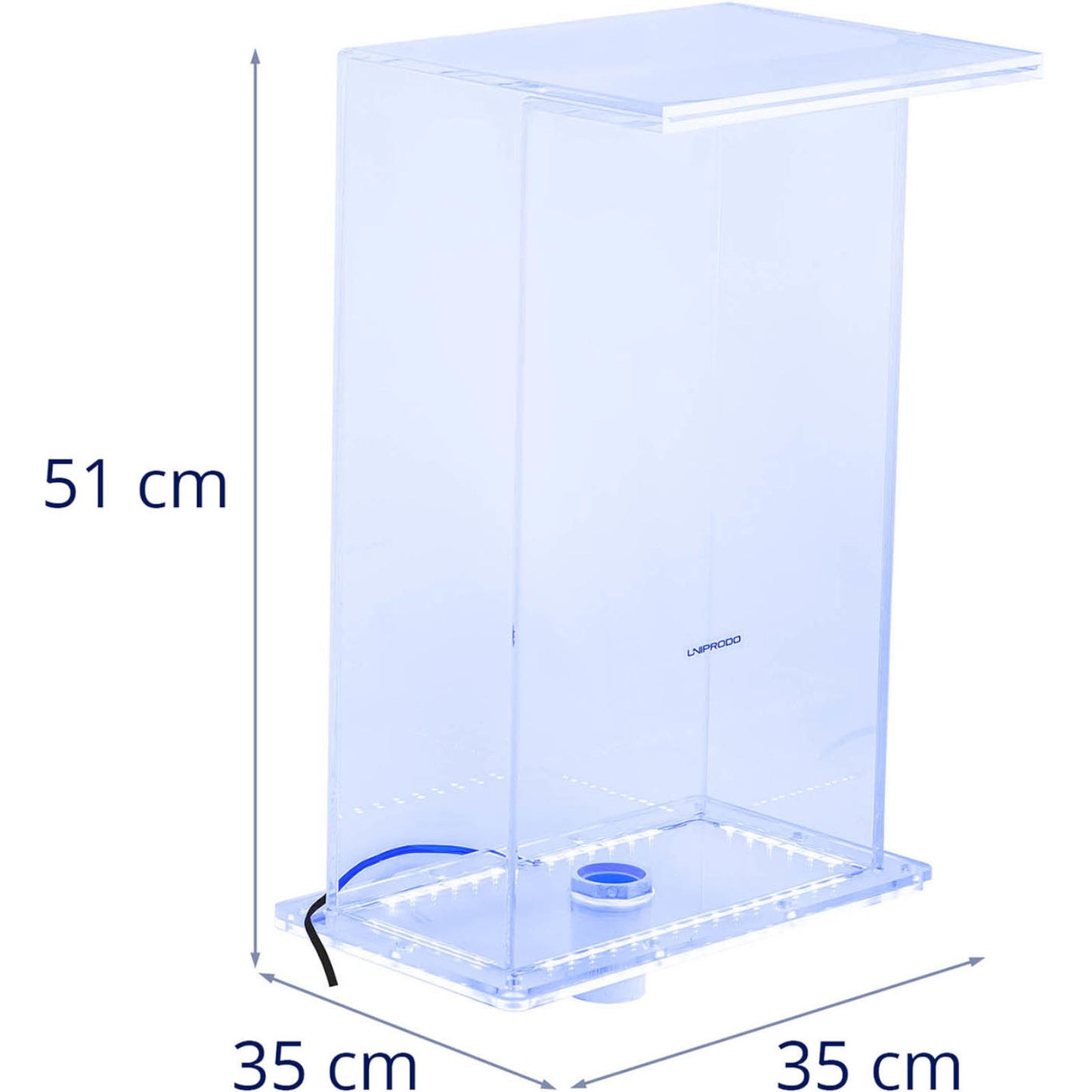 Waterfall with LED lighting 35 cm water flow 310 mm - Carlat