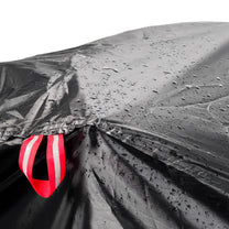Waterproof bike cover with a hole for a wheel lock, size XL - black - Carlat