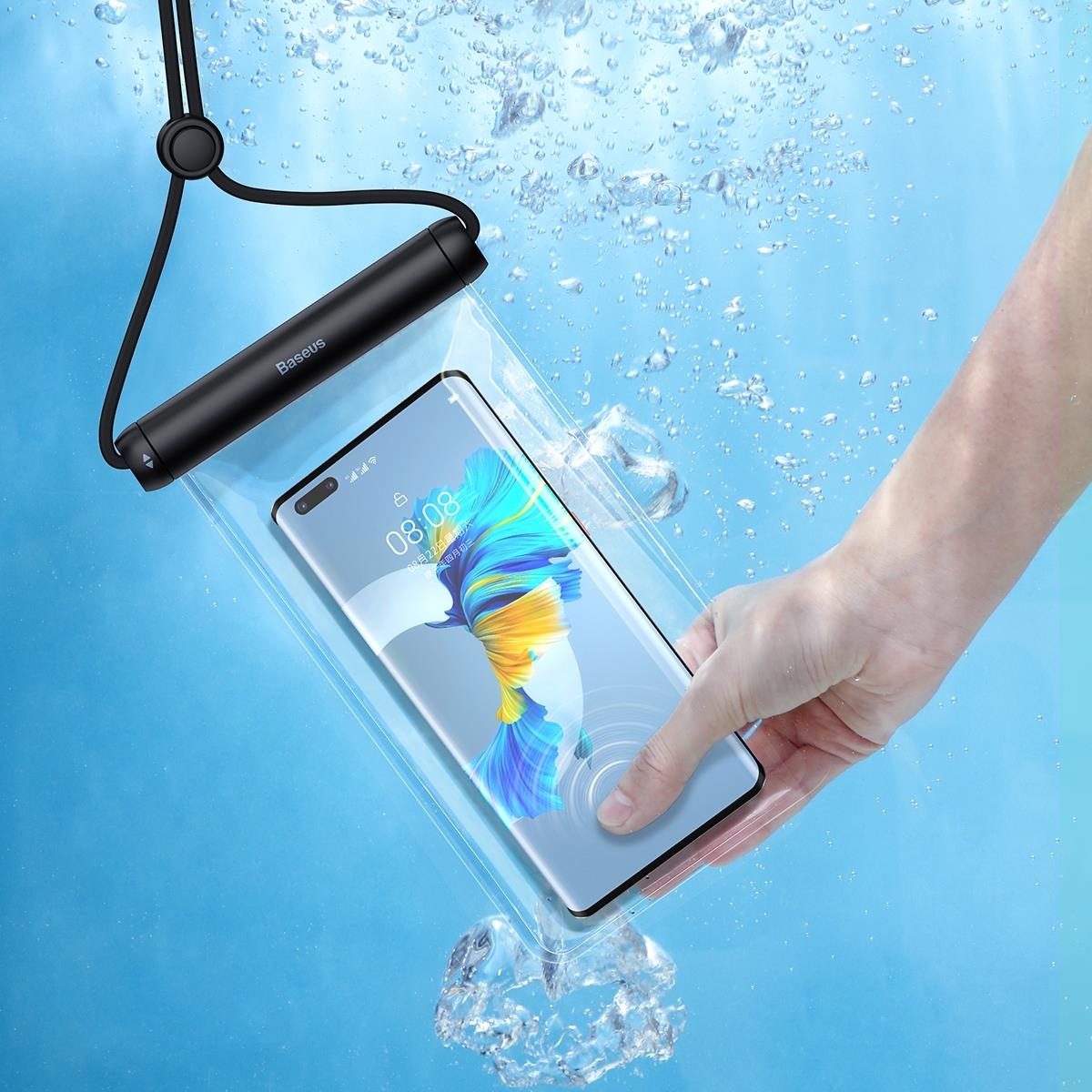 Waterproof case, tight cover for the phone, Slide-cover, black - Carlat