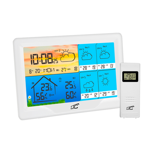 Weather – SMART Weather Station with Color Display, White TYUA LXSTP08BS - Carlat