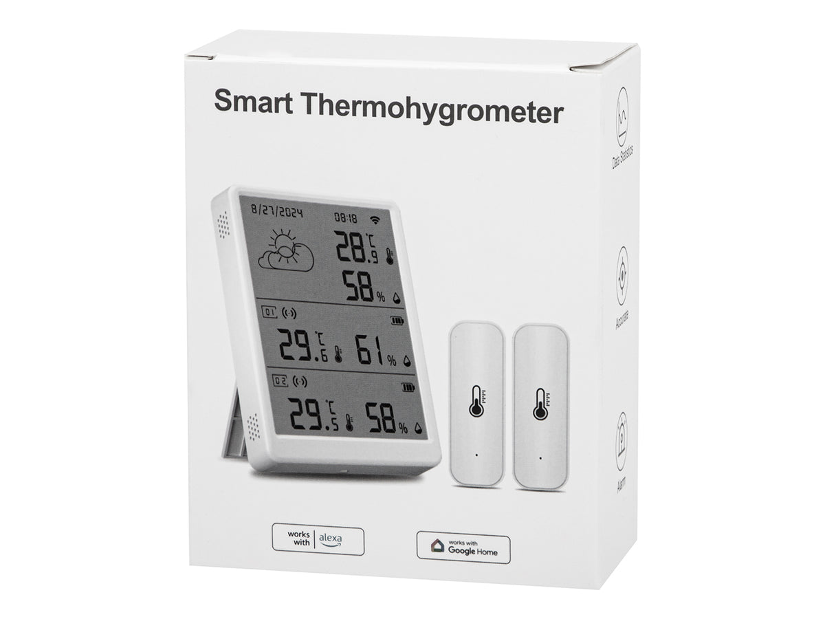 Weather stations, thermometers, and – 50-356# Blow TU199 WiFi Tuya Thermohygrometer - Carlat