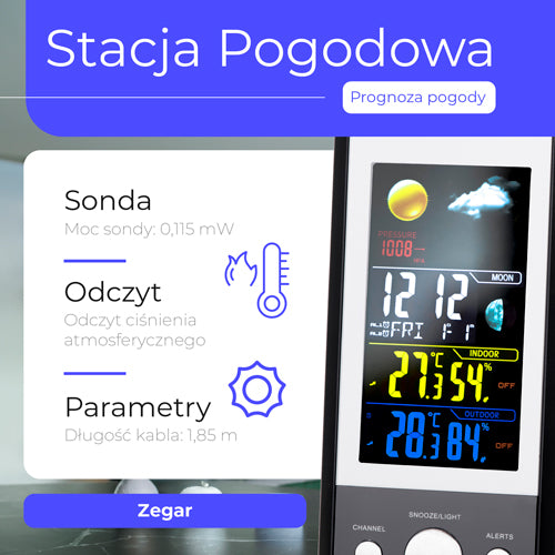MESKO Weather stations, thermometers, and hygrometers – MS 1177 Weather Station – image 3