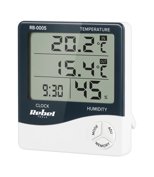 Weather stations, thermometers, and hygrometers – REBEL RB-0005 Weather Station - Carlat