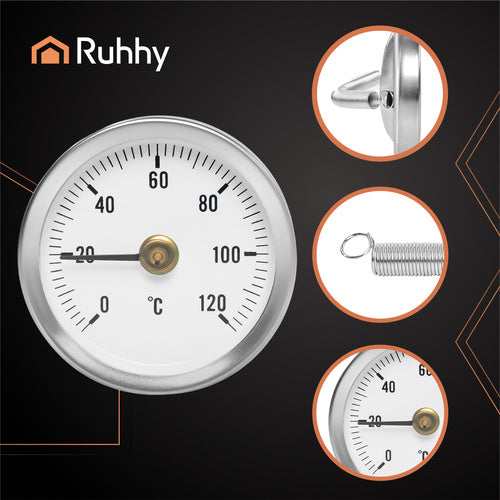 Weather stations, thermometers, and hygrometers – Ruhhy 26557 Dial Thermometer - Carlat