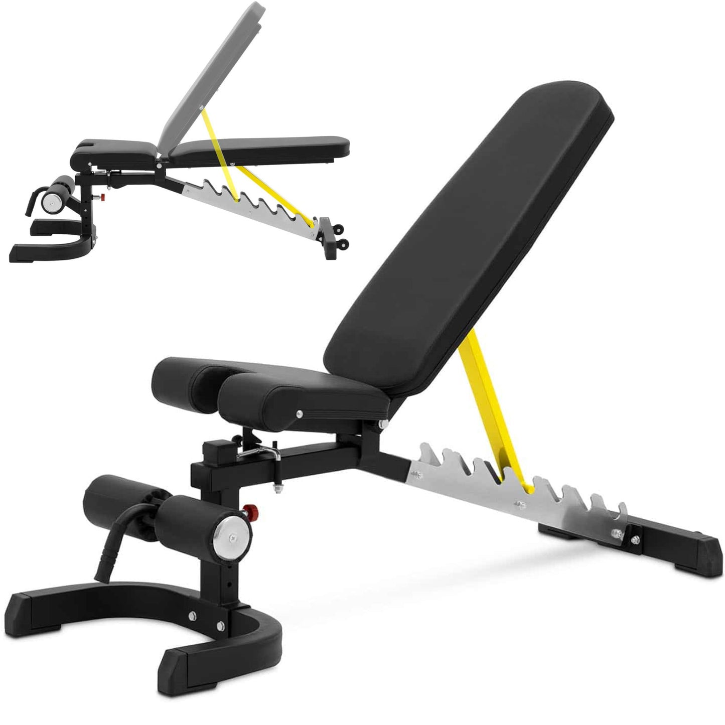 Weight Lifting – Adjustable incline training bench for exercises up - Carlat