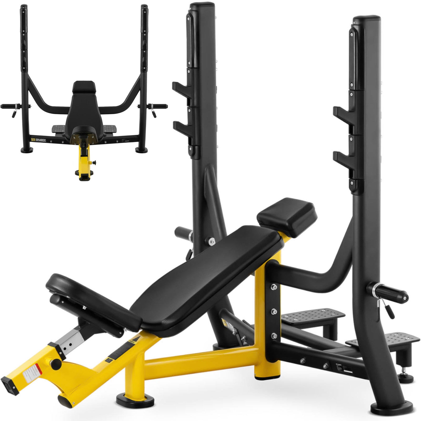 Weight Lifting – Inclined training bench for pressing the barbell - Carlat