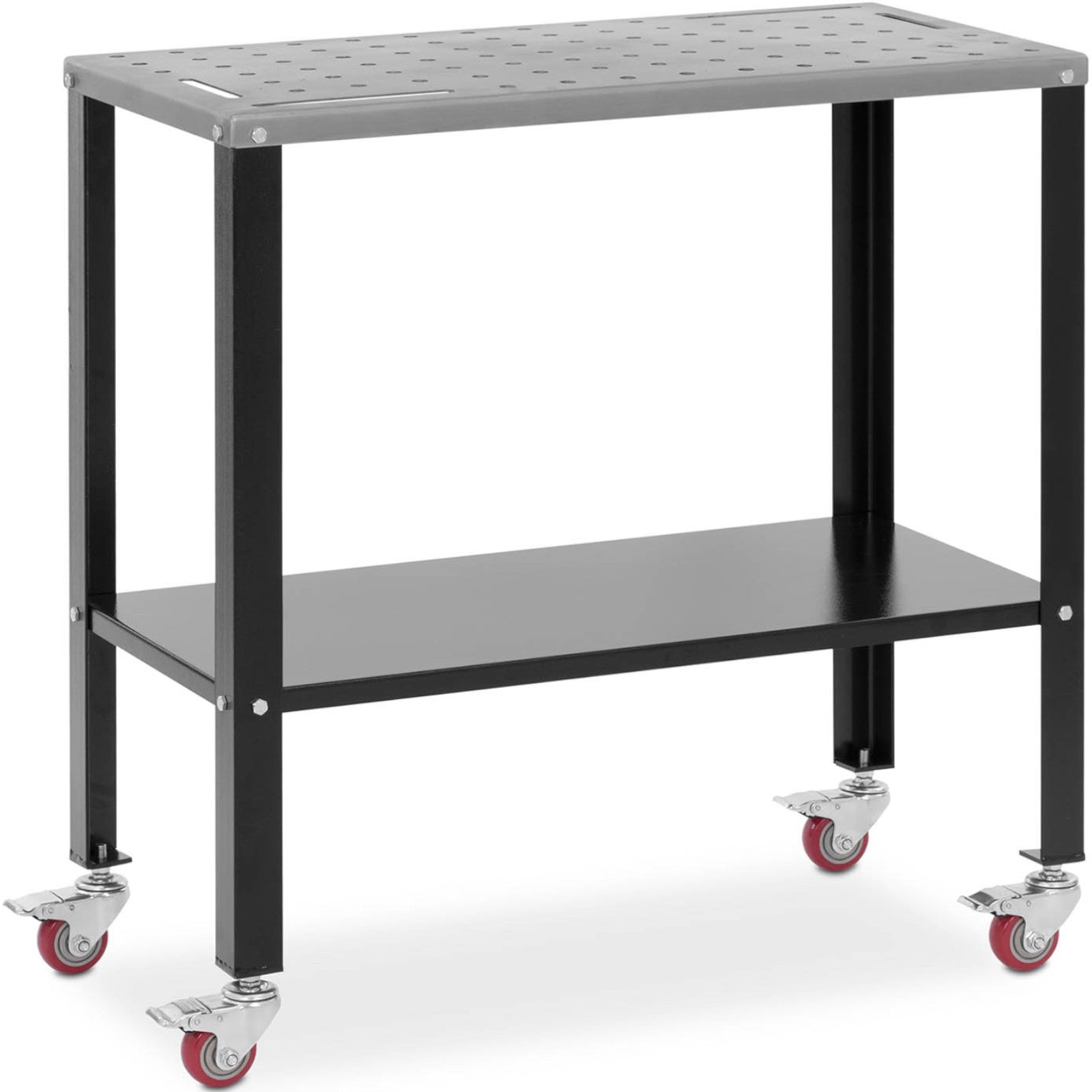 Welding Accessories – Mobile assembly welding table with shelf up - Carlat