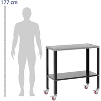 Welding Accessories – Mobile assembly welding table with shelf up - Carlat
