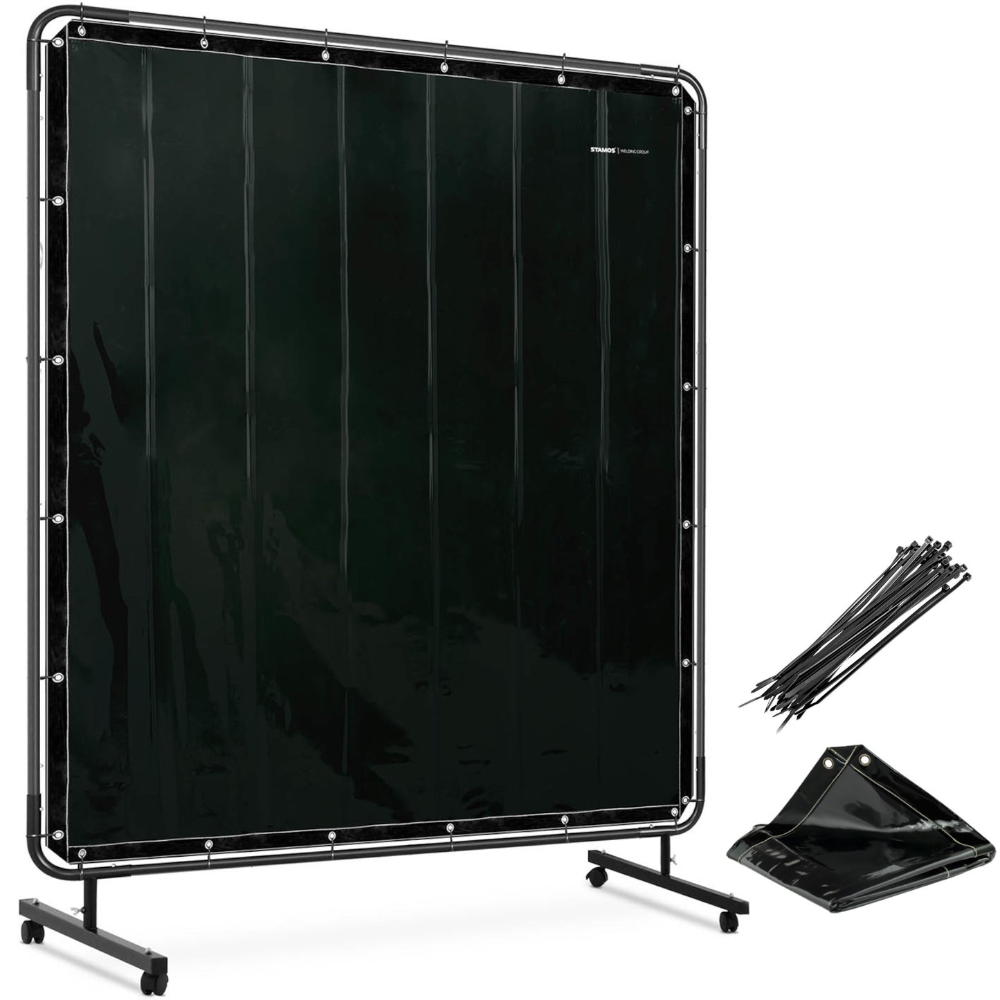 Welding Accessories – Protective welding curtain screen with frame on - Carlat