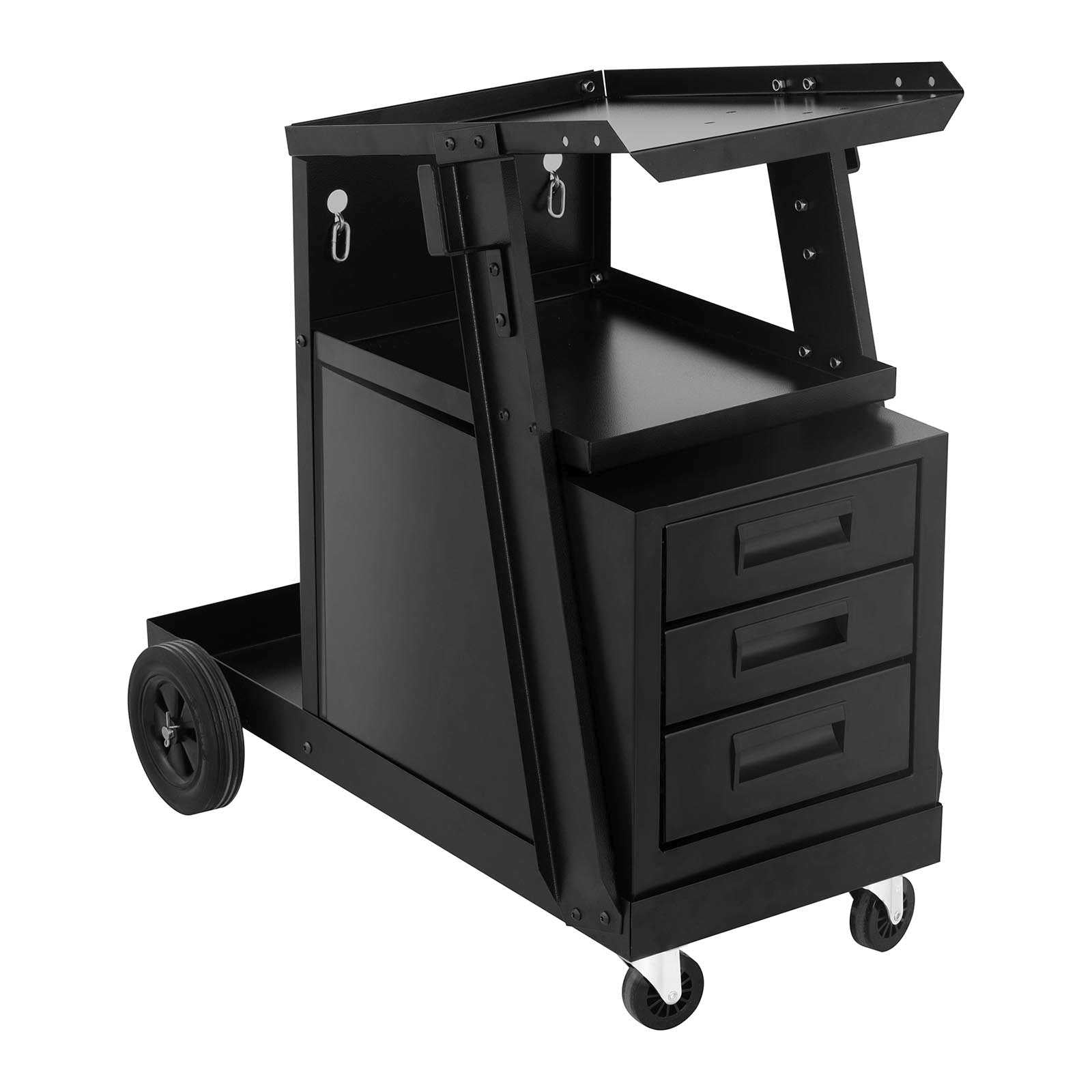 Welding Accessories – Steel workshop welding trolley with 3 drawers - Carlat