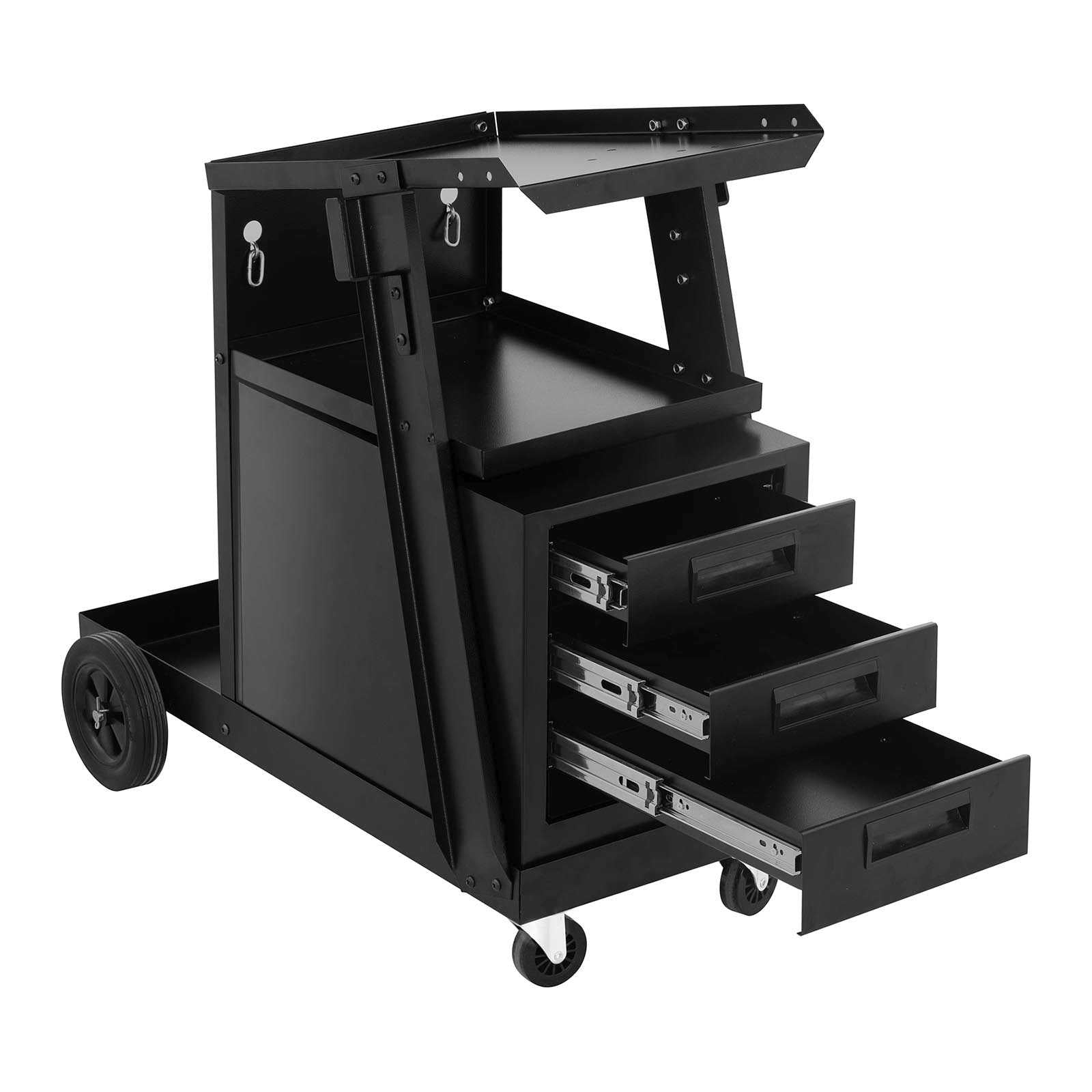 Welding Accessories – Steel workshop welding trolley with 3 drawers - Carlat