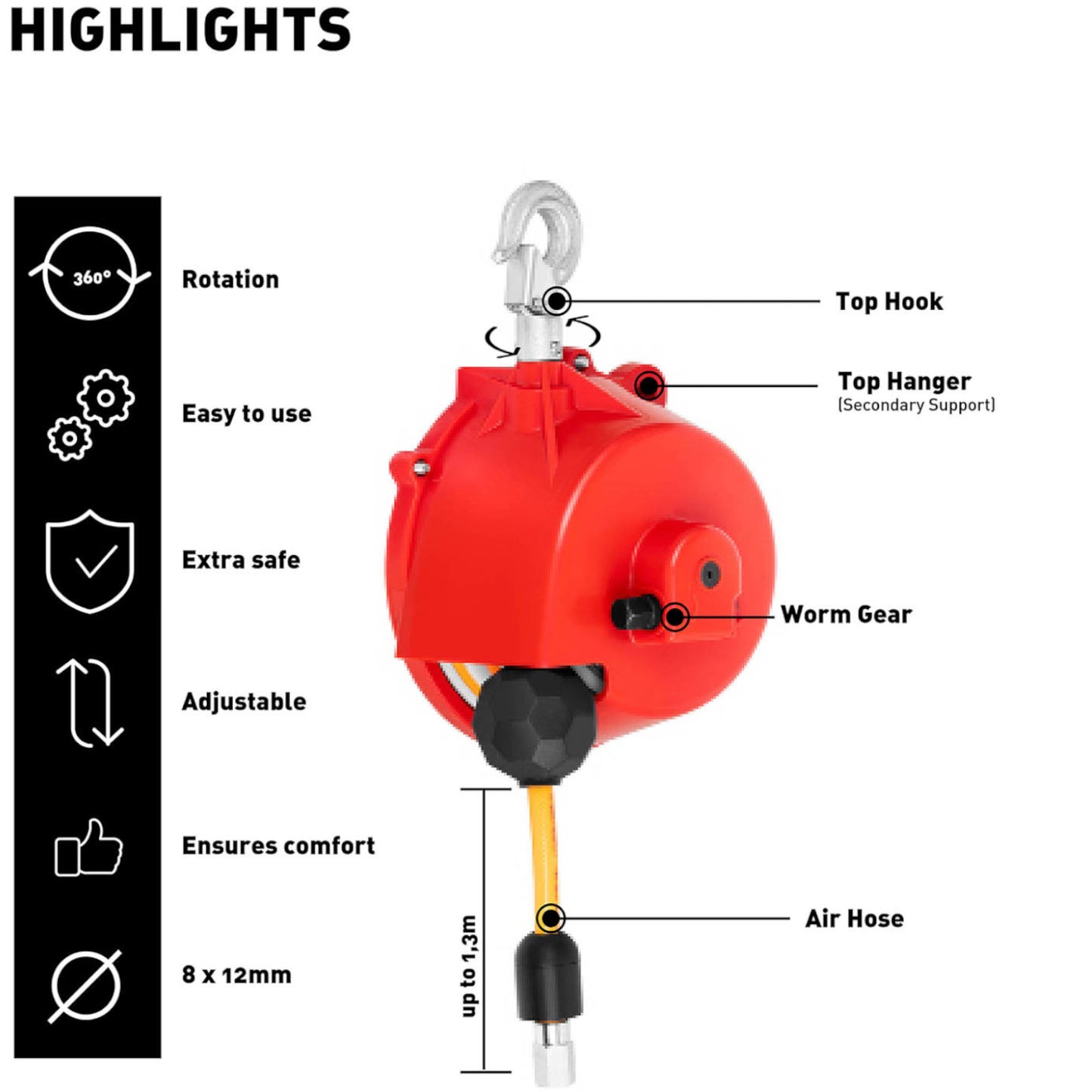 Wheel Weights & Balancing – Cable balancer with load relief - Carlat