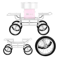 Wheeled platform trolley for cotton cotton candy catering RCHT-01W - Carlat