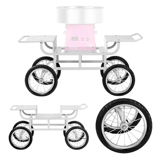 Wheeled platform trolley for cotton cotton candy catering RCHT-01W - Carlat