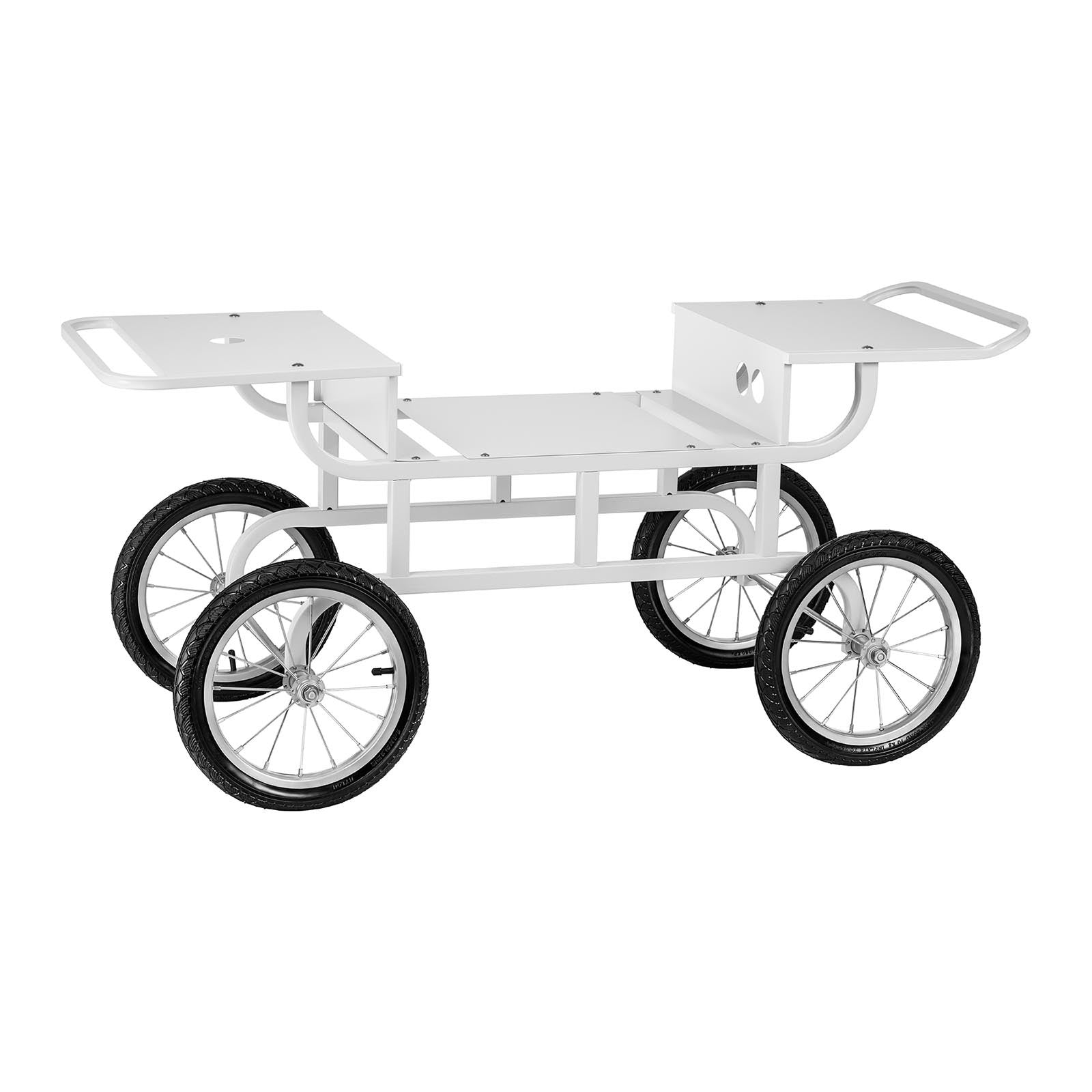 Wheeled platform trolley for cotton cotton candy catering RCHT-01W - Carlat