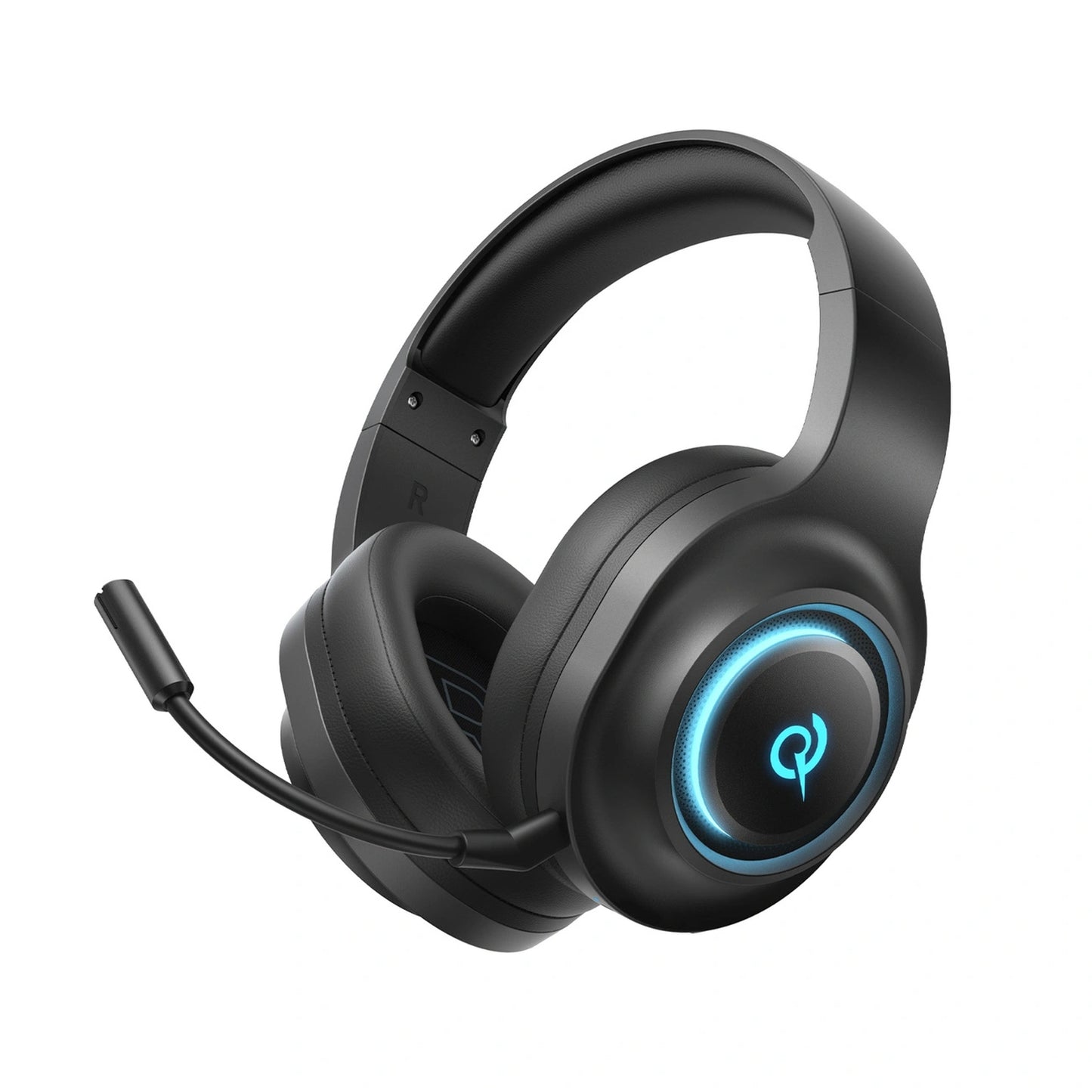 Wired gaming headphones with 7.1 sound, detachable microphone - black - Carlat