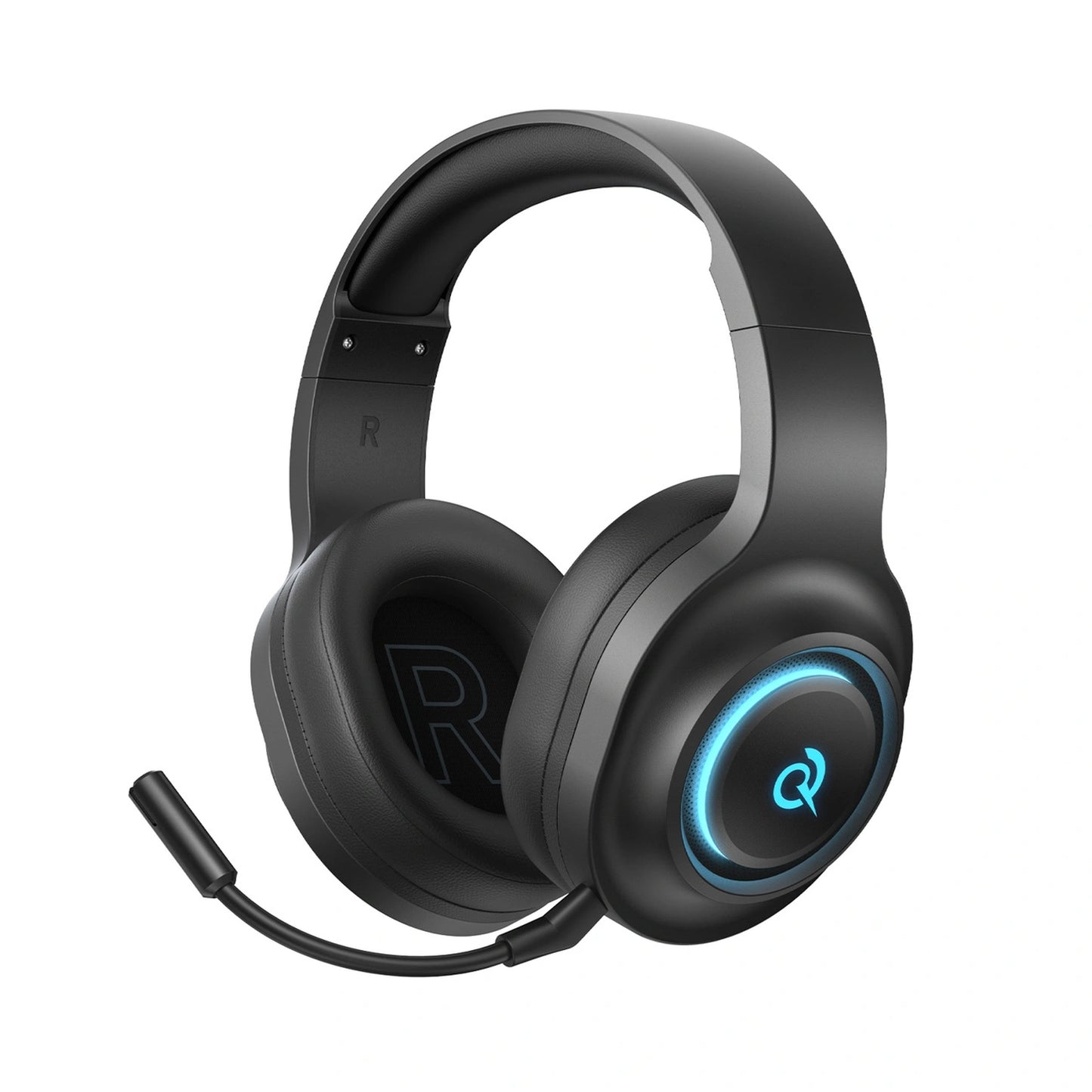 Wired gaming headphones with 7.1 sound, detachable microphone - black - Carlat