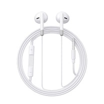 Wired in-ear headphones with 3.5mm mini jack with white remote - Carlat