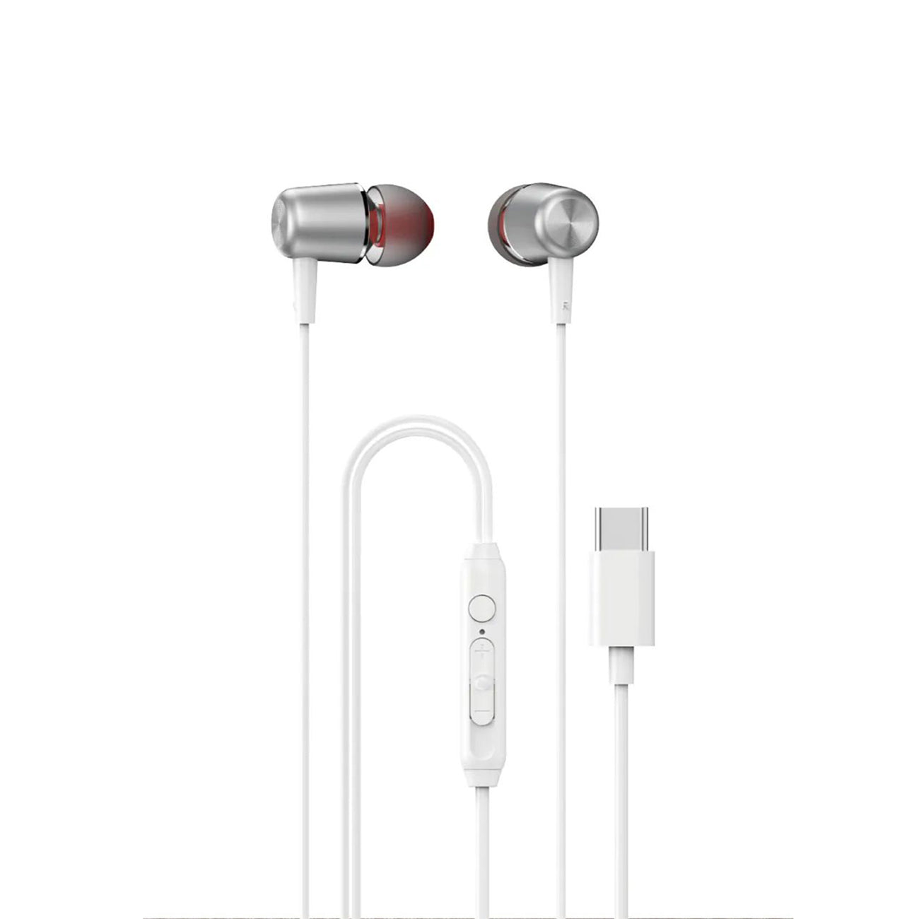 Wired in-ear headphones with microphone and USB-C remote control 1.2 - Carlat