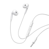Wired mini jack in-ear headphones - white - Carlat
