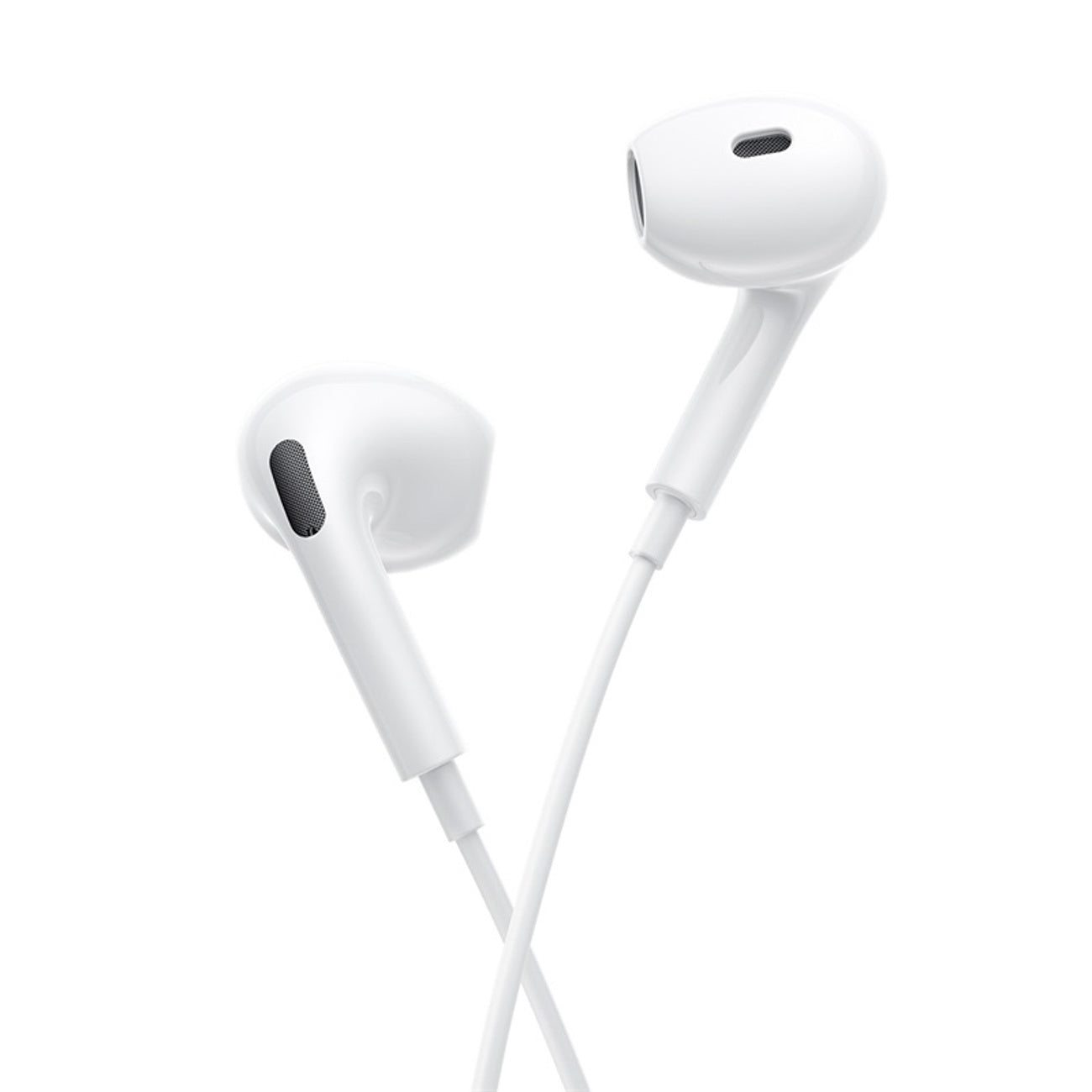 Wired mini jack in-ear headphones - white - Carlat