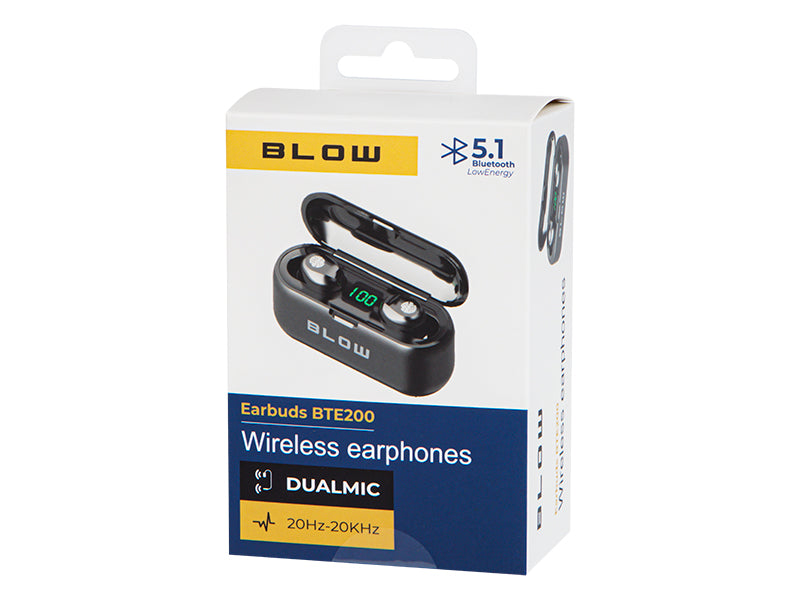 Blow Wireless – 32-818# Headphones blow earbuds bte200 black – image 5