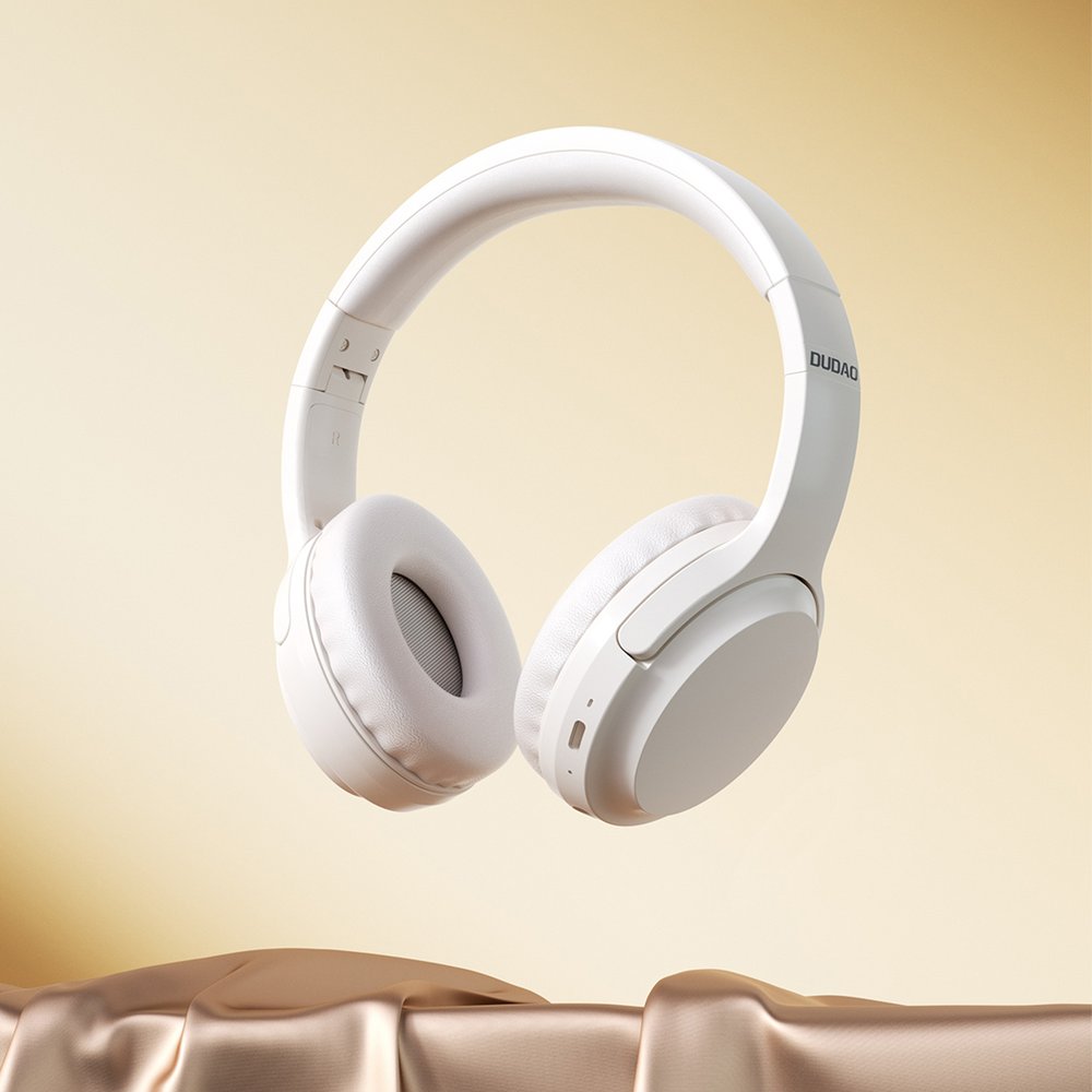 Wireless ANC Bluetooth 5.3 over-ear headphones, white - Carlat