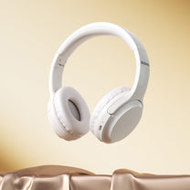 Wireless ANC Bluetooth 5.3 over-ear headphones, white - Carlat