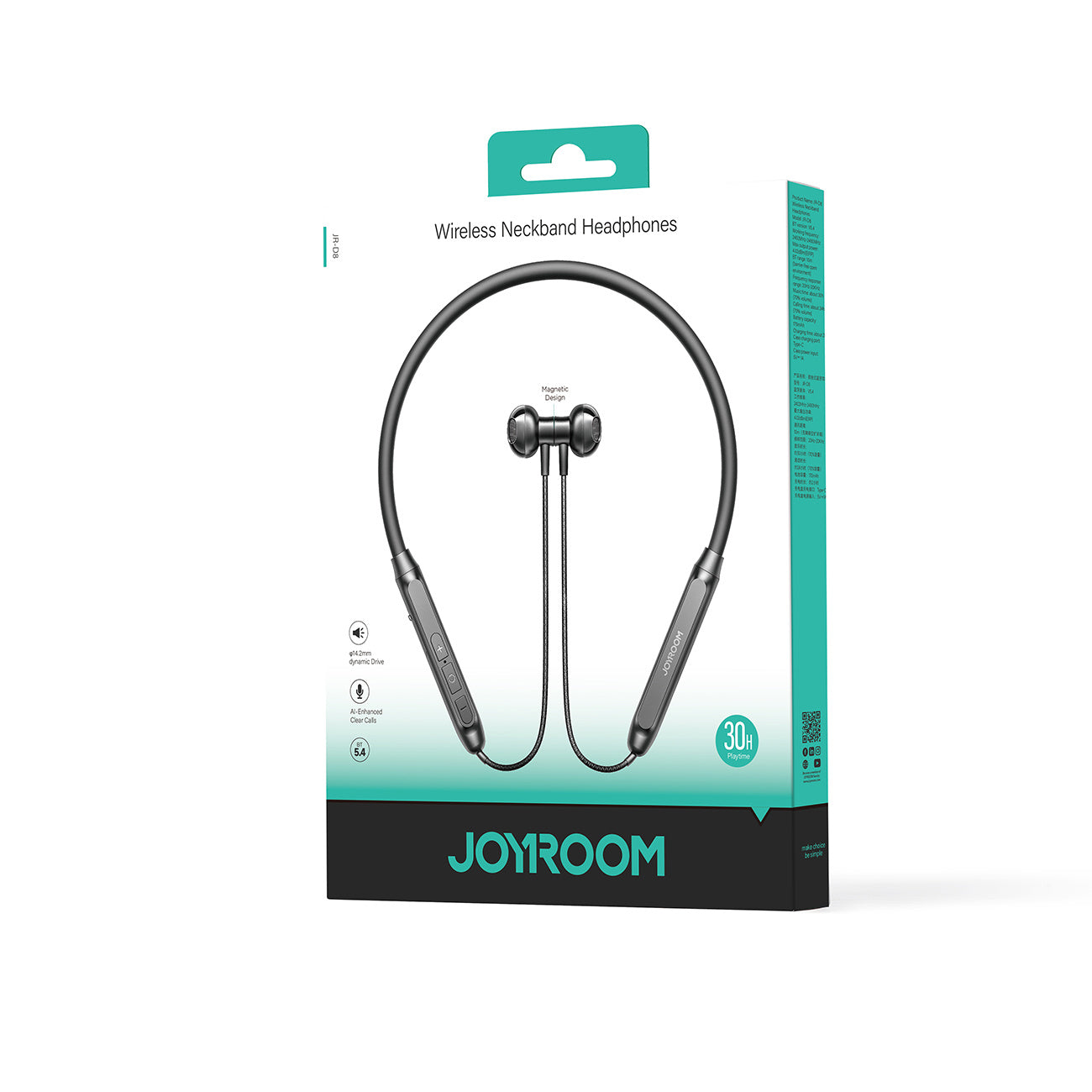 Wireless Bluetooth headphones with a headband - black - Carlat