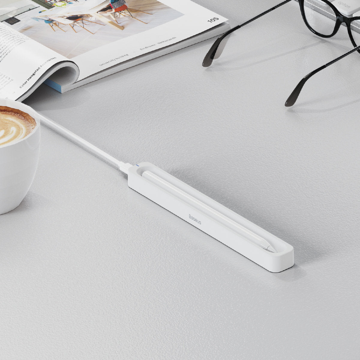 Wireless charger for Apple Pencil 2 lynx - white - Carlat