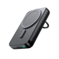 Wireless power bank 10000mAh 20W MagSafe with stand + USB-C cable black - Carlat